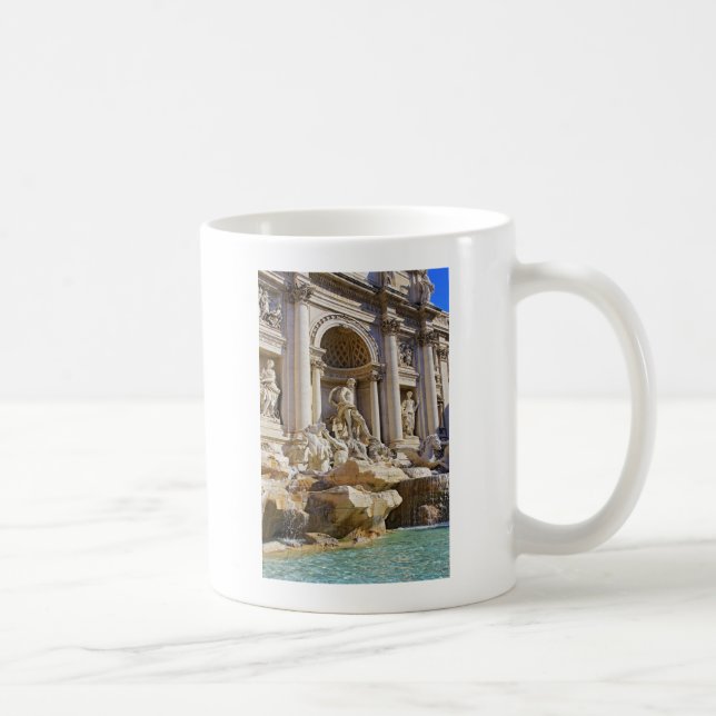 Caneca De Café Fonte de Trevi Roma Fotografia (Direita)