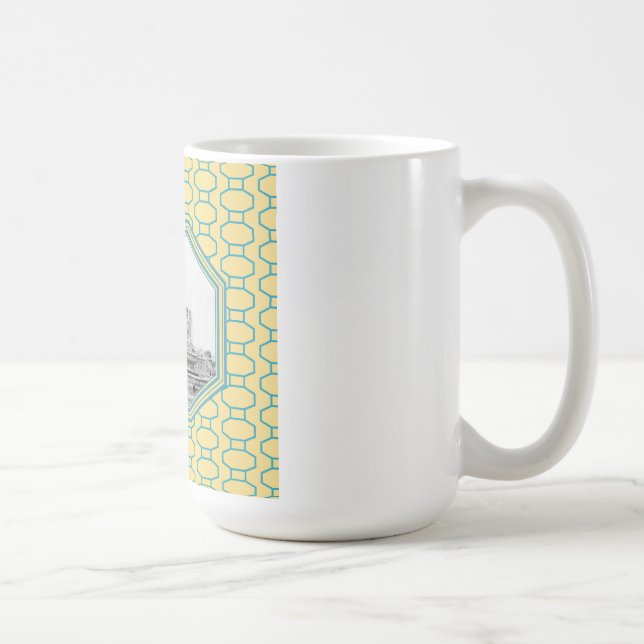 Caneca De Café Fonte Scott| Belle Isle| Detroit, MI Mug (Direita)