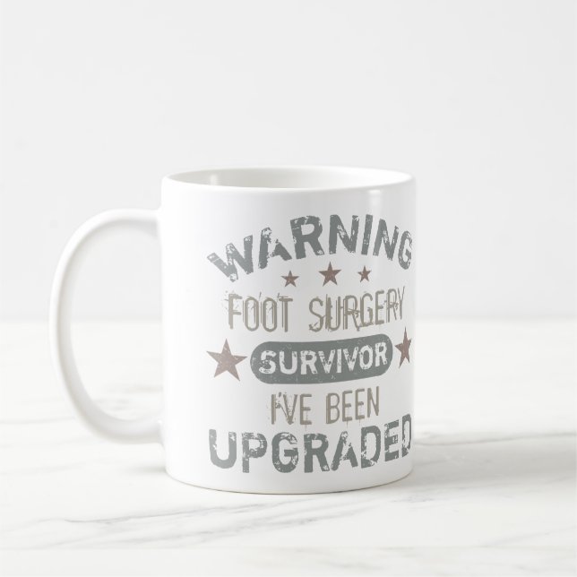 Caneca De Café Foot Surgery Humor atualizado (Esquerda)