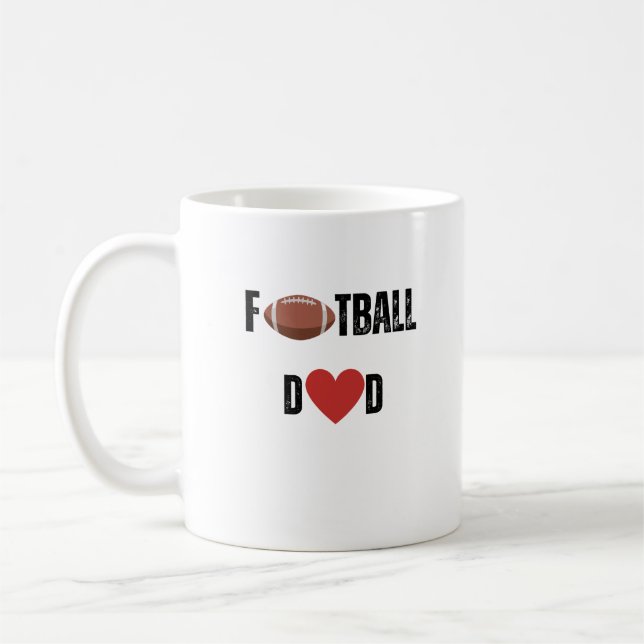 Caneca De Café Football Dad (Esquerda)
