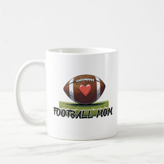 Caneca De Café Football Mom Ceramic Mug | Perfect Gift for Sports