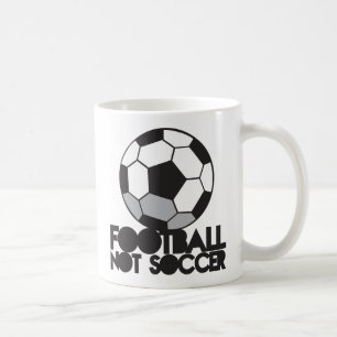 Caneca De Café FOOTBALL não é futebol, camisa de bola!