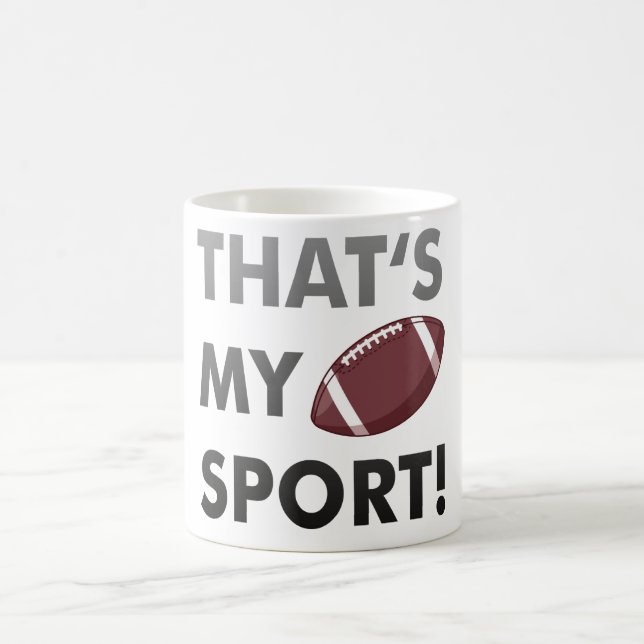 Caneca De Café Football - thats's my sport! american football (Centro)