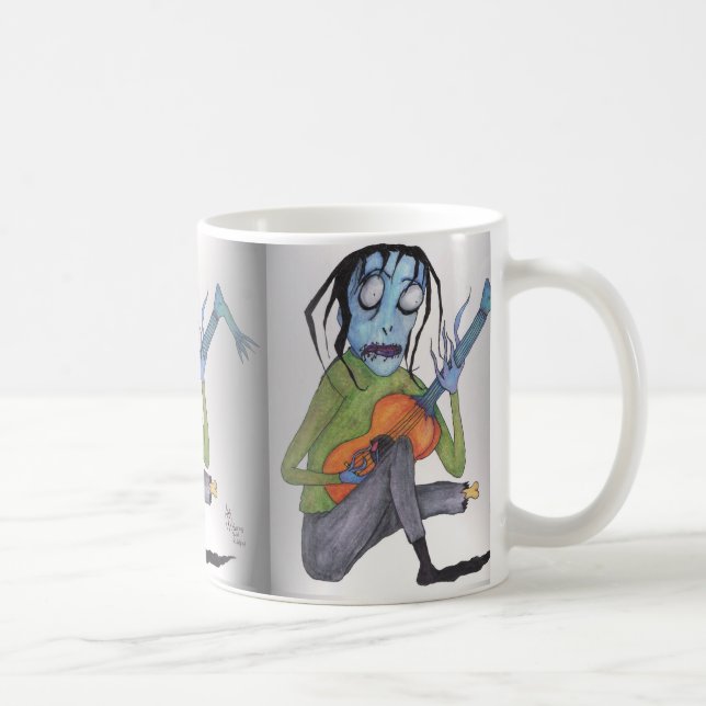 Caneca De Café Footstock Fred por Tricia Martin (Direita)