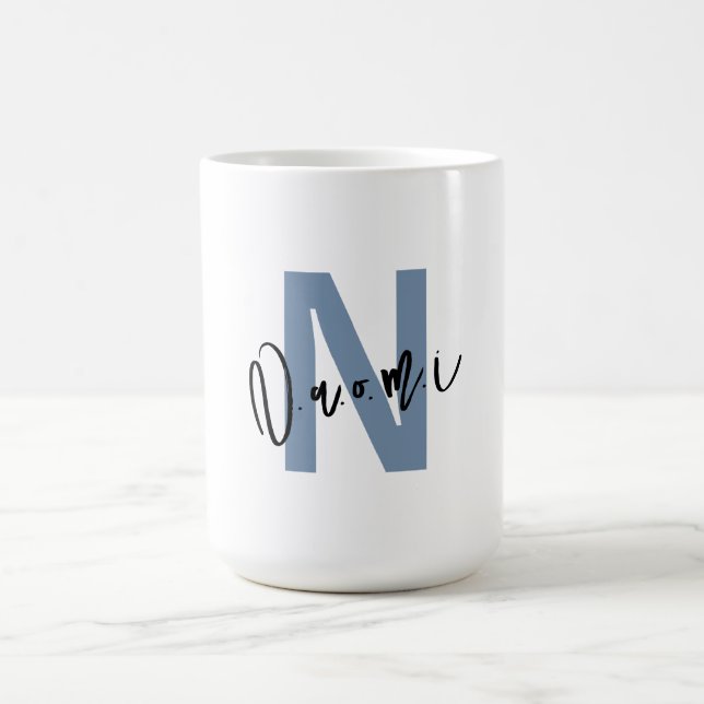 Caneca De Café For Girls – Unique Custom N Mug with Name Naomi (Centro)