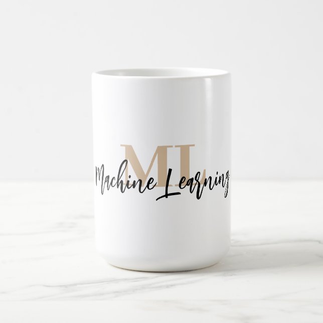 Caneca De Café For ML Lovers & Tech Enthusiasts – White ML Mug 💻 (Centro)
