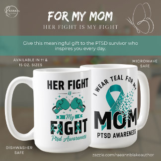Caneca De Café For My Mom PTSD Awareness Ceramic Mug
