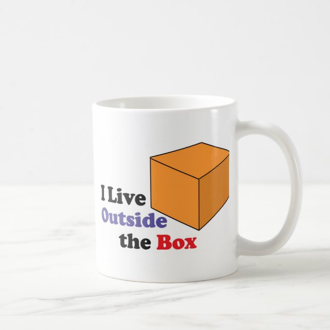 Caneca De Café Fora da caixa (Direita)