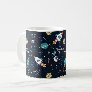 Caneca De Café Fora deste padrão espacial mundial