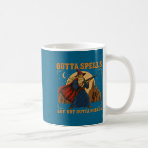 Caneca De Café Fora Feitiços Mas Não Fora Conchas Mágico Fantasia