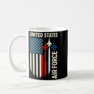Caneca De Café Força Aérea dos Estados Unidos Bandeira Americana