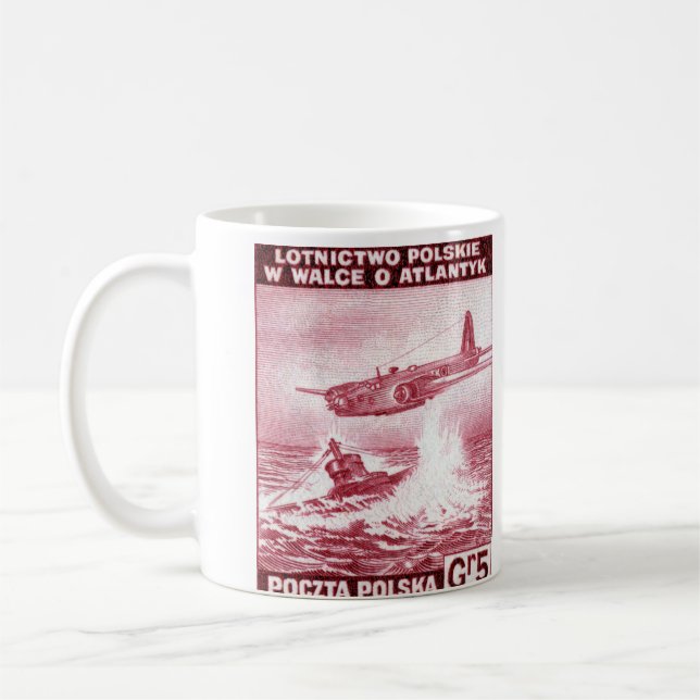 Caneca De Café Força aérea polonesa de WWII (Esquerda)