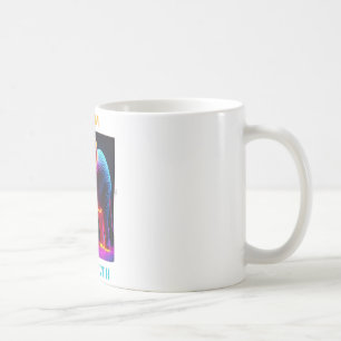 CANECA DE CAFÉ "FORÇA DA EQUIPE DO AMOR ELEFANTE"