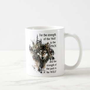 Caneca De Café Força do Wolf Inspirational Family Pack