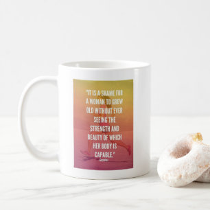 Caneca De Café Força e beleza - Trabalhos femininos