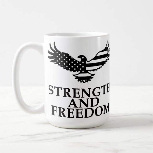 Caneca De Café Força e liberdade (Esquerda)