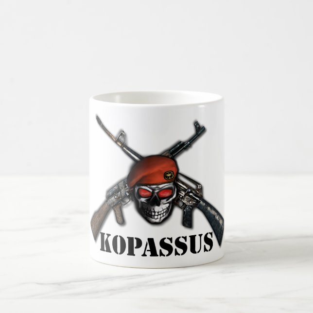 CANECA DE CAFÉ FORÇA ESPECIAL INDONÉSIA DE KOPASSUS (Centro)