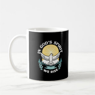 Caneca De Café Força Espiritual em Deus - Assustador do Cristão