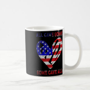 Caneca De Café Forças Armadas Patrióticas do Coração Americano, n