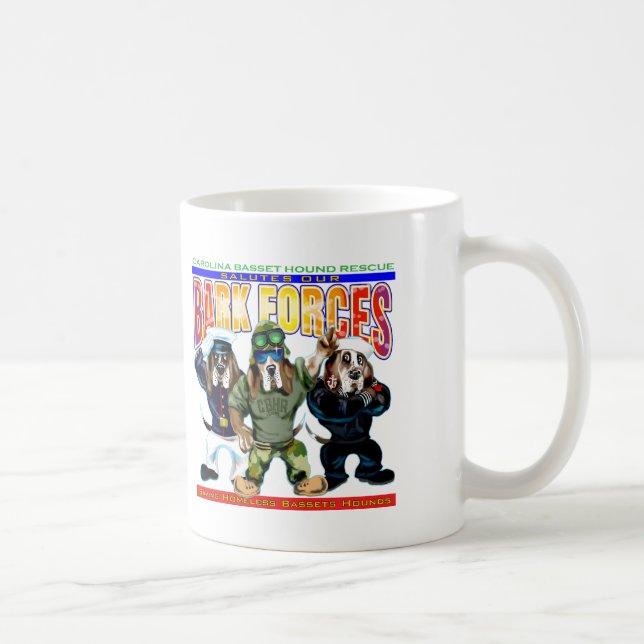 Caneca De Café Forças do latido (Direita)