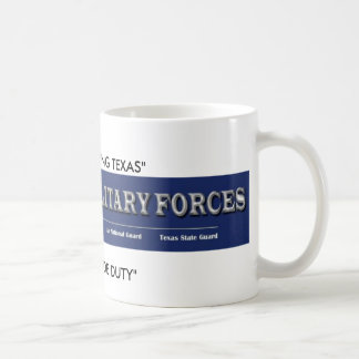 Caneca De Café forças militares de texas, "TEXANS que SERVEM