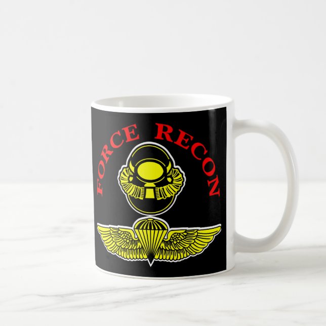 Caneca De Café Force Recon Diver Jumpblack (Direita)