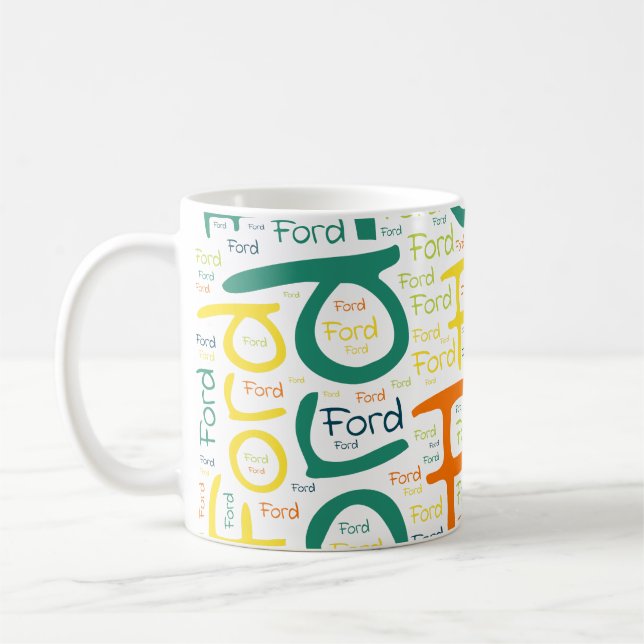 Caneca De Café Ford (Esquerda)