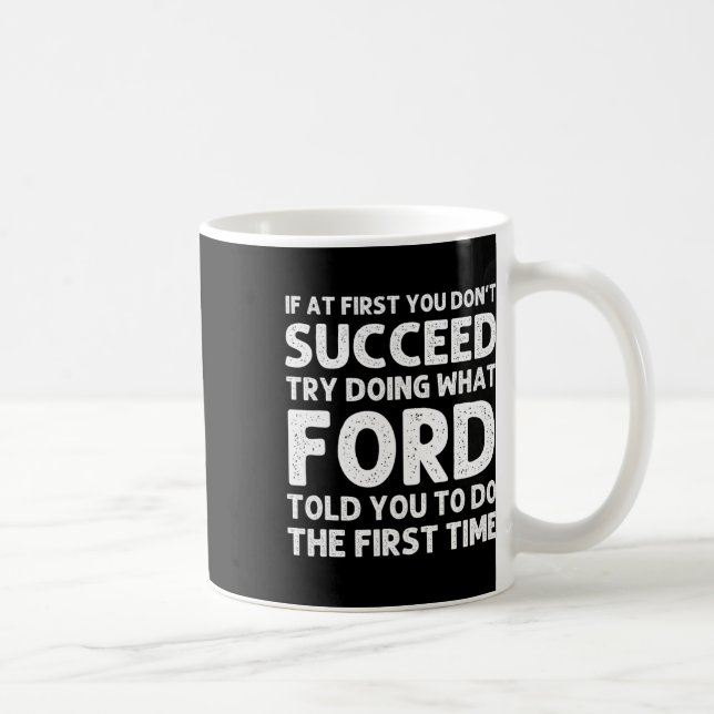 Caneca De Café Ford Name Personalizou Birthday Engraçado Natal Jo (Direita)