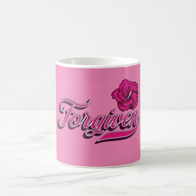 Caneca De Café Fordado Hibiscus (Centro)