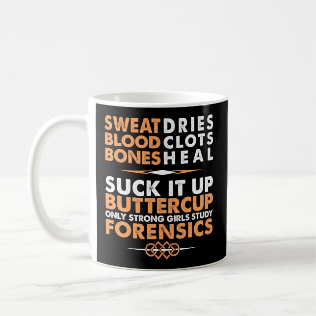 Caneca De Café Forense Chupa-o ButterCup Forense Science (Esquerda)