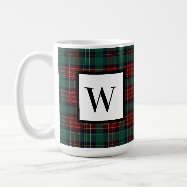 Caneca De Café Forest Hunter Tartan (Esquerda)