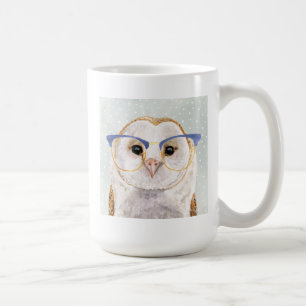 Caneca De Café Forester de quatro olhos   Wise Owl