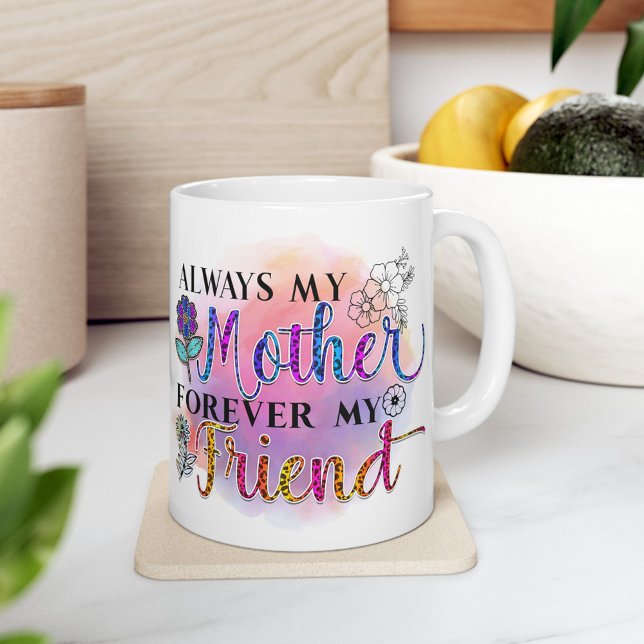 Caneca De Café Forever Bond - Endearing Dia de as mães Mug (Always my mother forever my friend)