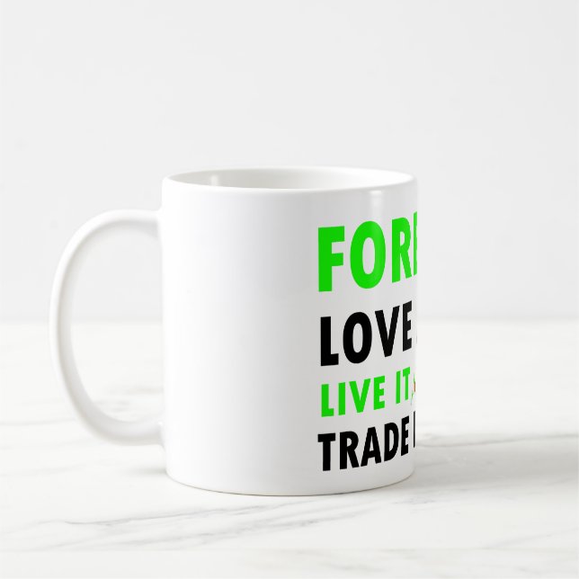Caneca De Café Forex Trader Mug (Esquerda)