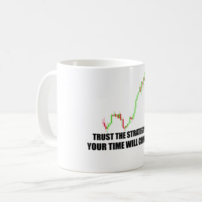 Caneca De Café Forex Trader Mug (Frente Esquerda)