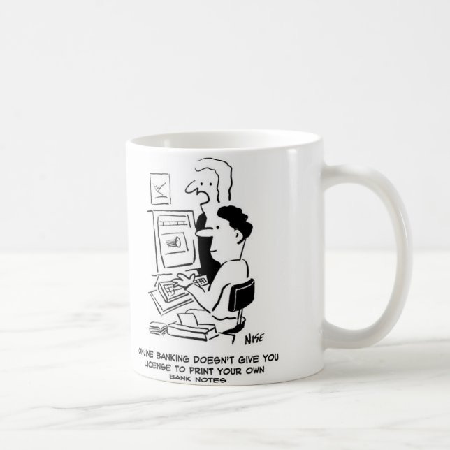 Caneca De Café Forger impressão: as suas notas online (Direita)