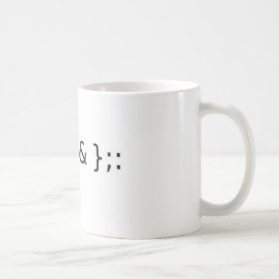 Caneca De Café Fork Bomb