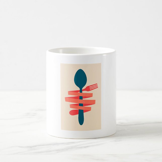 Caneca De Café Fork E Spoon (Criador carregado)