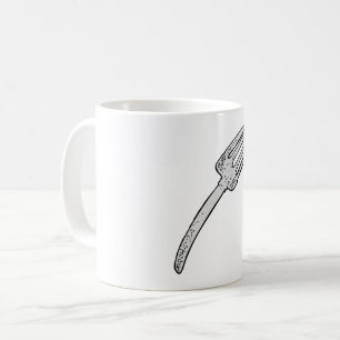 Caneca De Café Fork torto