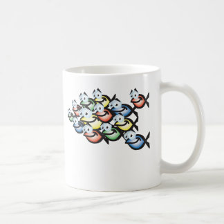 Caneca De Café forma cristã dos peixes