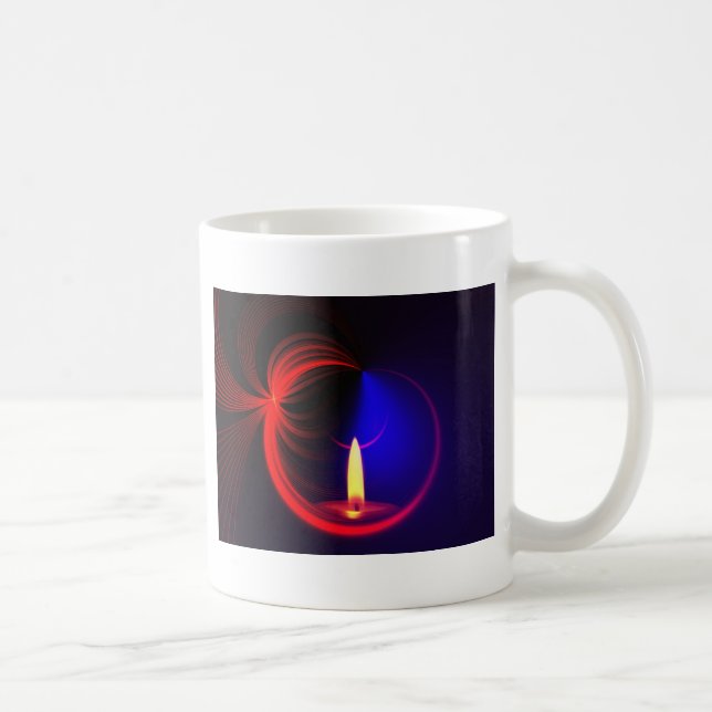 Caneca De Café Forma da imagem da vela (Direita)