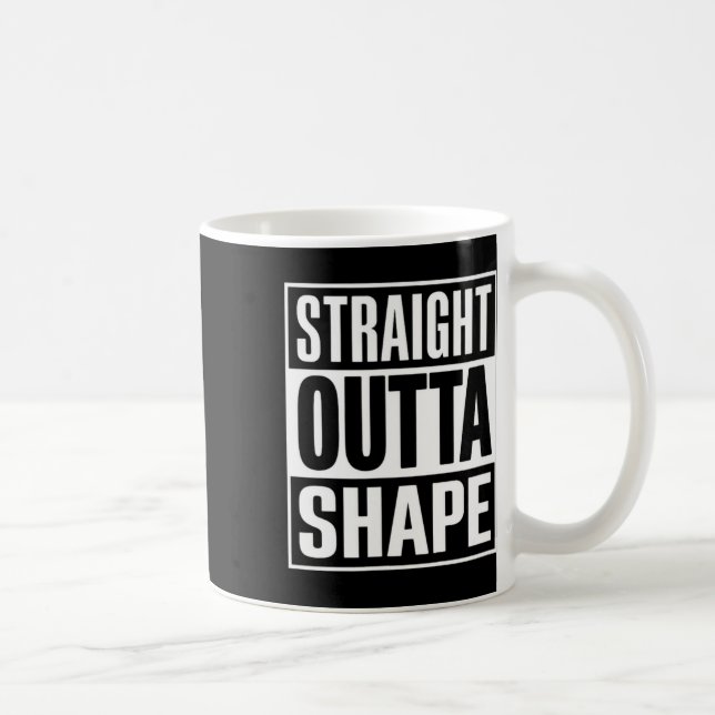 Caneca De Café Forma de Saída de hetero - Fortalecimento Engraçad (Direita)