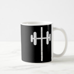 Caneca De Café Formação Cruzada de Barbel Pocket Exercício Cristã