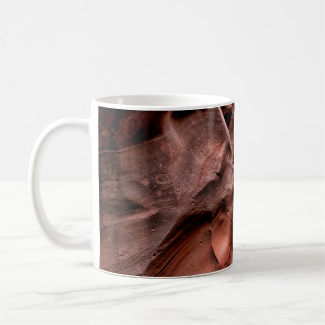 Caneca De Café Formações de rocha castanha (Esquerda)