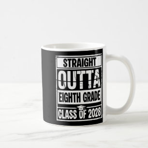 Caneca De Café Formado direto da turma de formatura da oitava sér