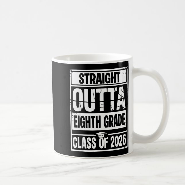 Caneca De Café Formado direto da turma de oitava série (Direita)