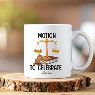 Caneca De Café Formado em direito engraçado personalizado