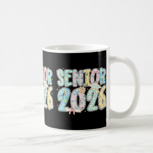 Caneca De Café Formanda 2026 Coquette de Renda Floral Pastel Grad