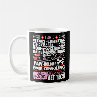 Caneca De Café Formando da Vet Tech Veterinarian Veterinary Schoo