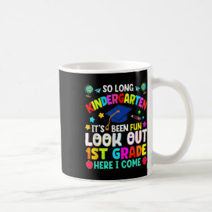 Caneca De Café Formando De Graduação De Longo Jardim De Infância